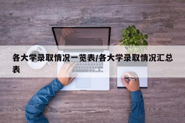 各大学录取情况一览表/各大学录取情况汇总表