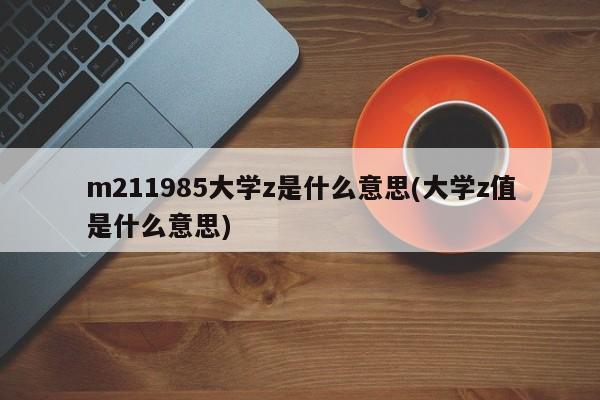 m211985大学z是什么意思(大学z值是什么意思)