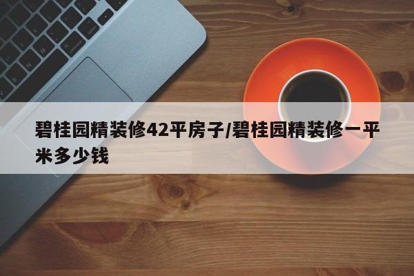 碧桂园精装修42平房子/碧桂园精装修一平米多少钱